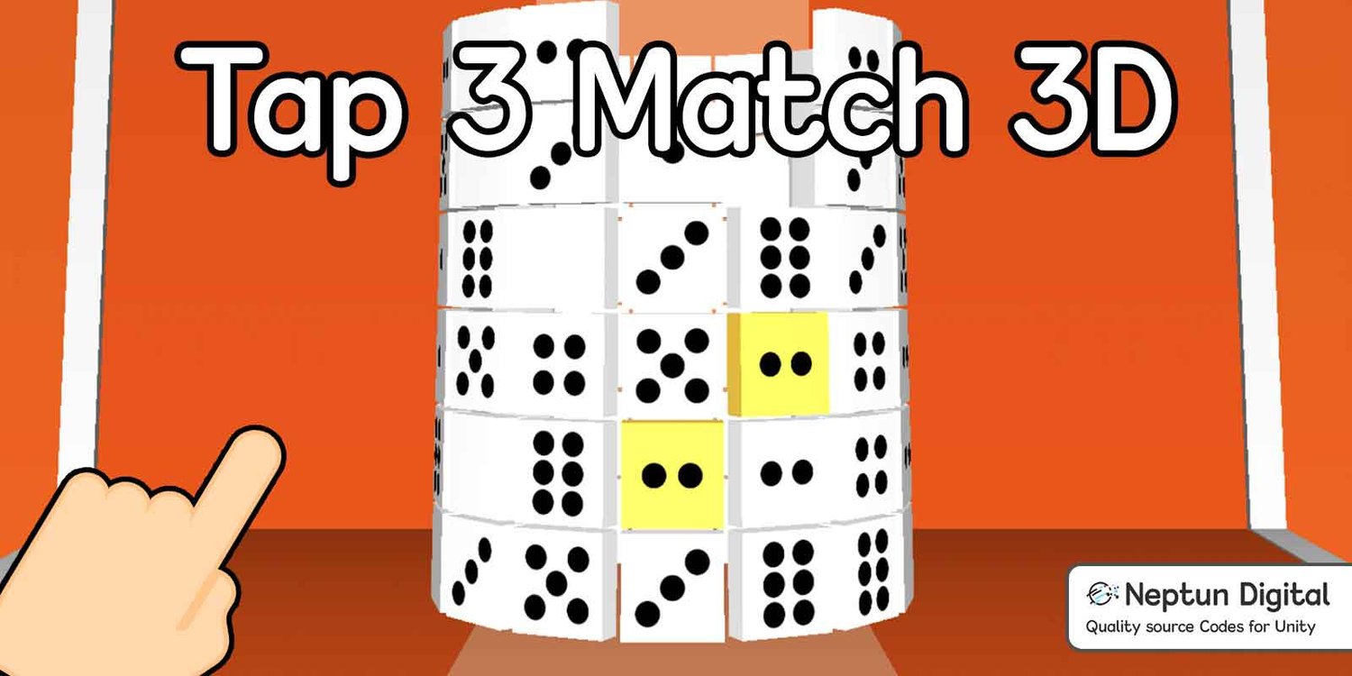 Tap 3 Match unity 3d puzzle game template