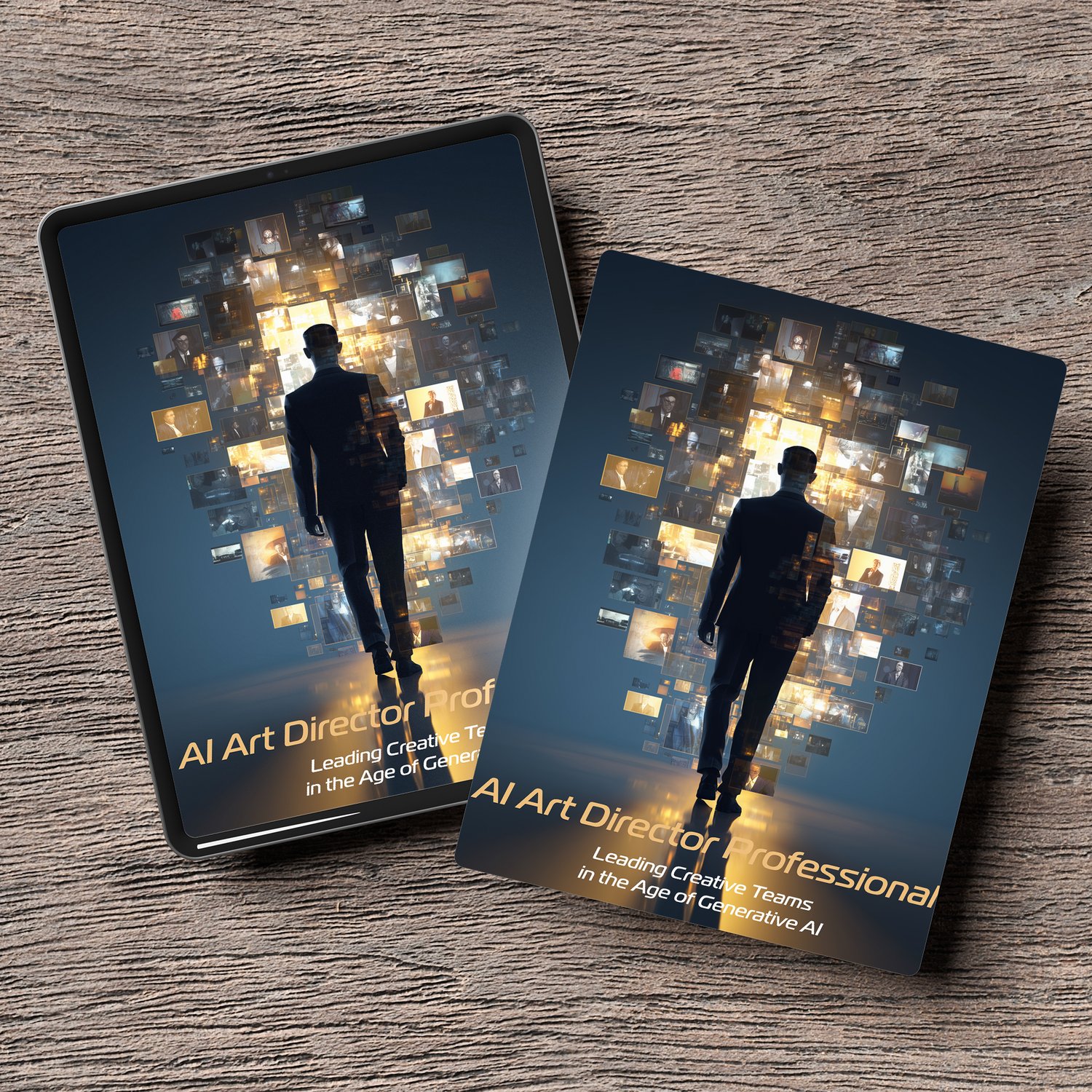 Ebook cover for AI Art Director Professional: Leading Creative Teams in the Age of Generative AI—guidebook for mastering AI-driven creative leadership and team management