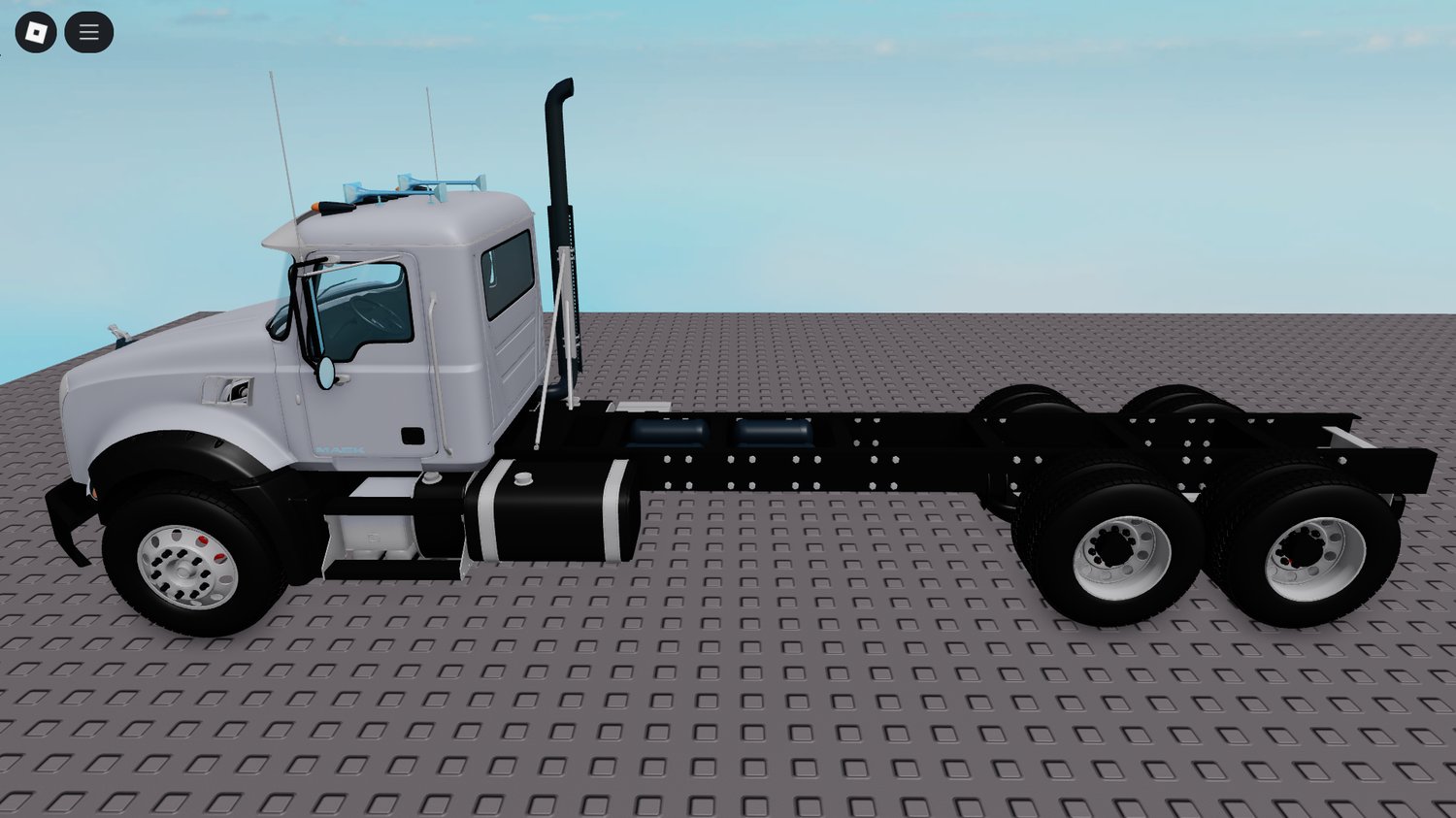 Roblox Mack Granite Truck front view