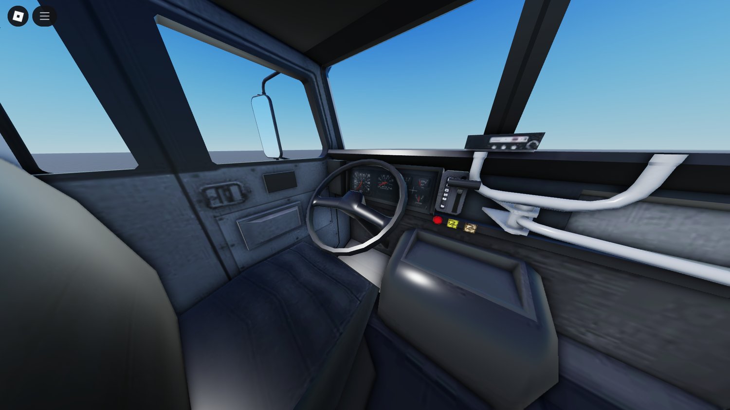 Secure transport truck in Roblox city game