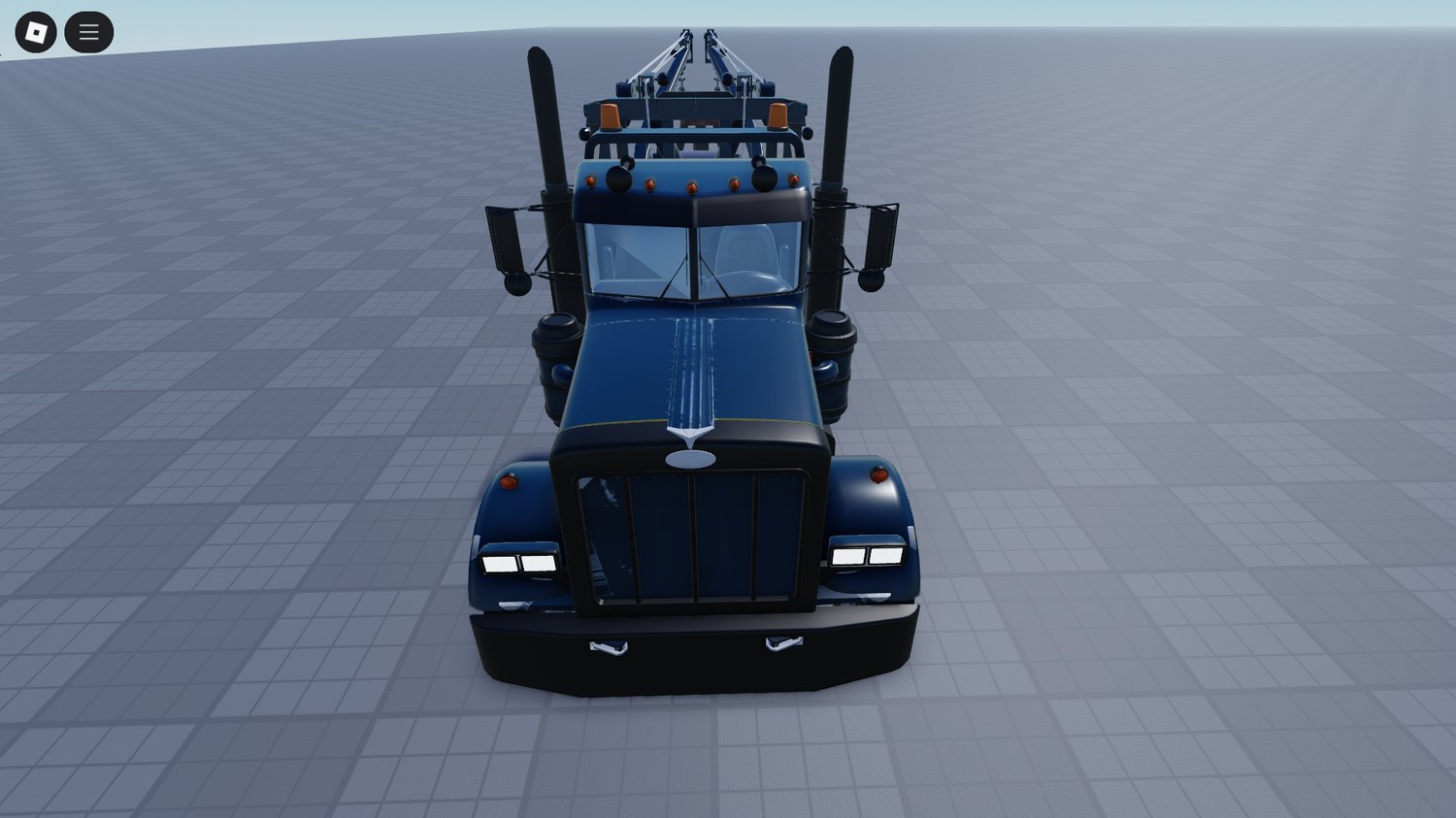 Tow truck with crane in back for Roblox games