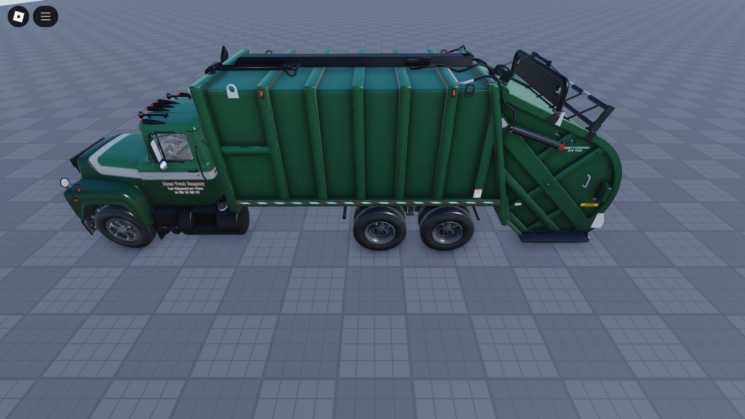 Roblox garbage truck V1 with detailed trunk