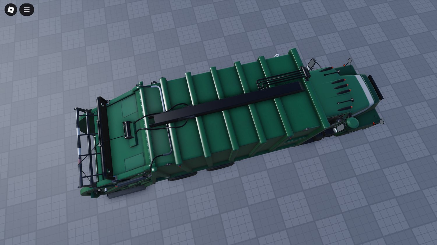 Roblox public service vehicle with seats and dashboard