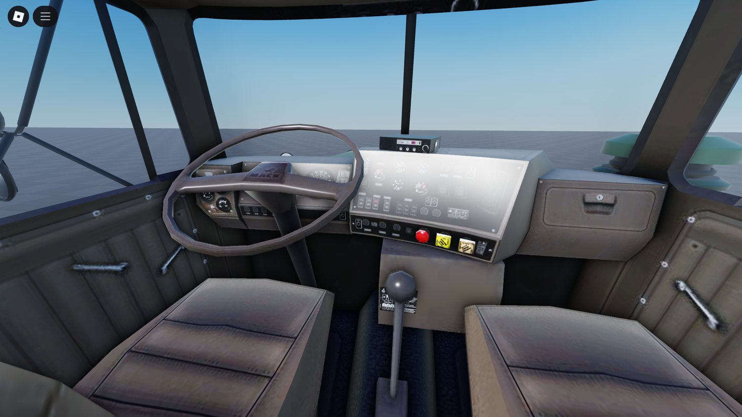 Fully detailed trash truck model in Roblox Studio