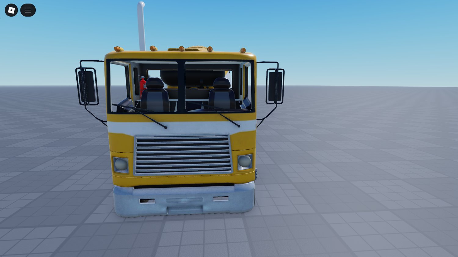 Drivable construction truck for Roblox city or builder games