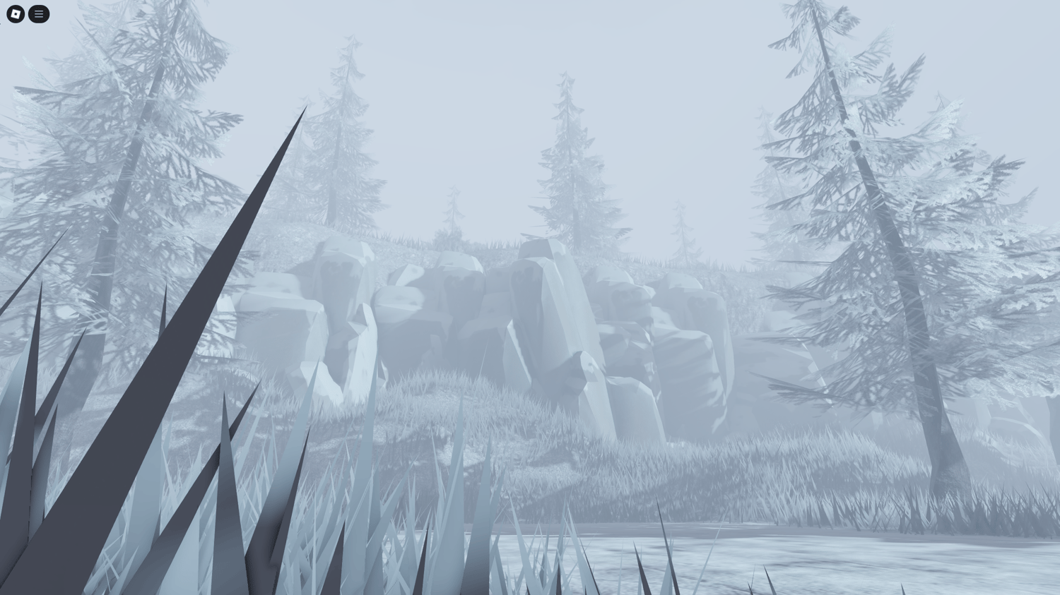 Roblox winter military map with abandoned airfield