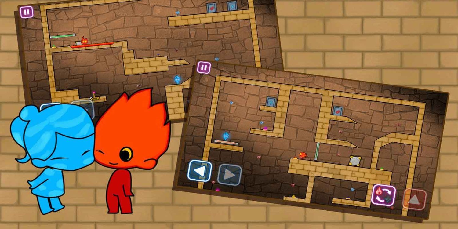 Redboy And Bluegirl unity 2d puzzle game template unity puzzle game source code puzzle game in unity