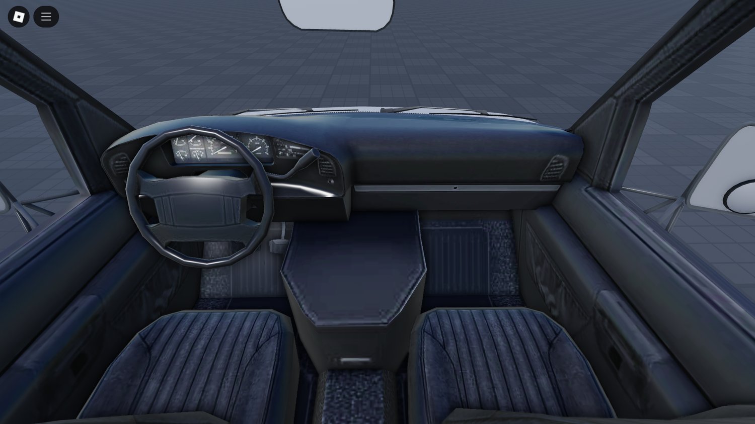 Driving box truck through industrial map