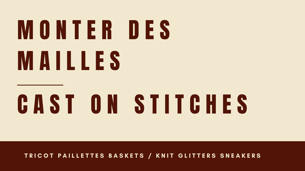 tricot monter des mailles