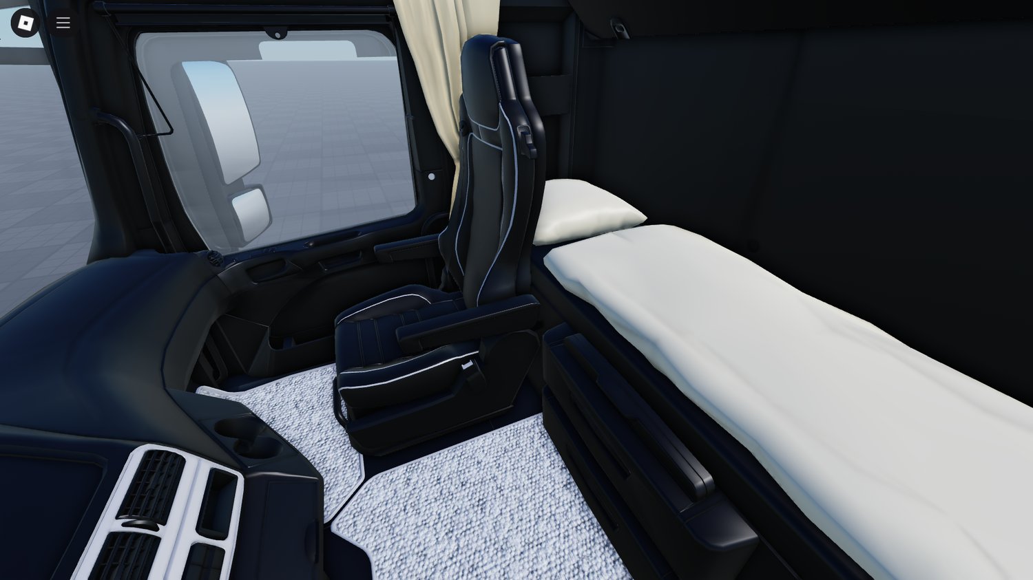 Rear cargo trailer attachment area