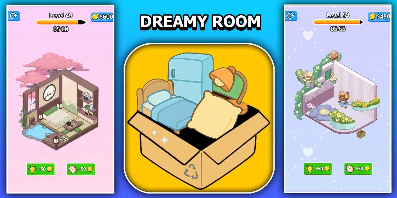 Dreamy Room Decor Life Game unity 2d casual game template unity casual game source code unity 2d template