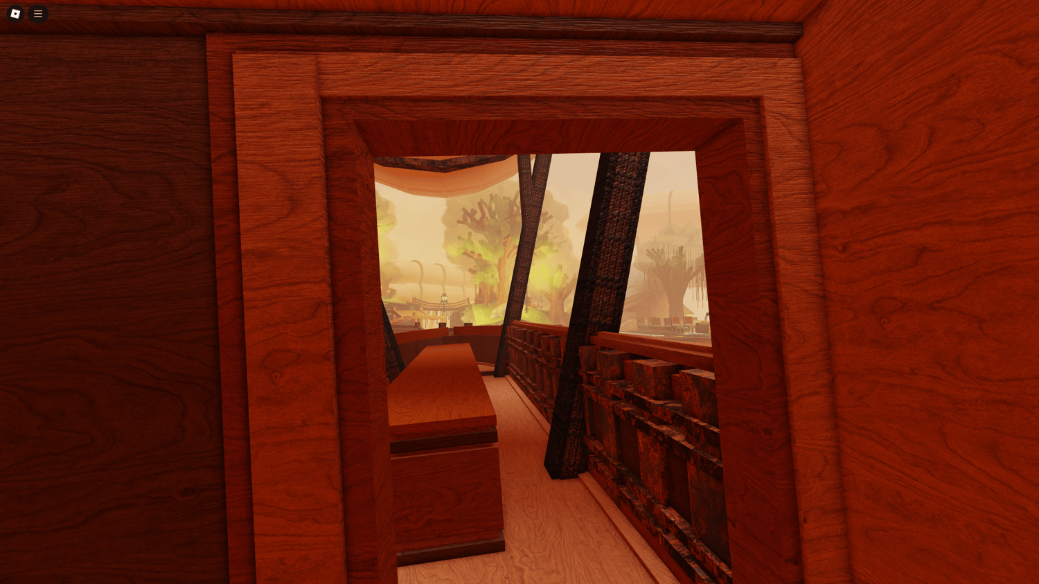 Time-frozen magic scene for Roblox games