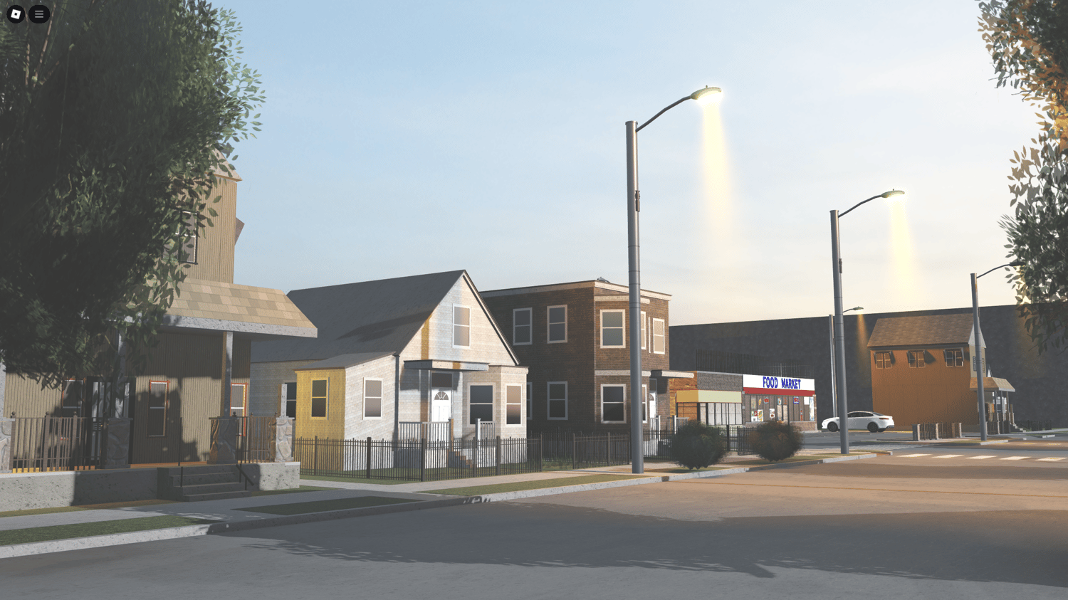 USA-style streets and buildings for roleplay