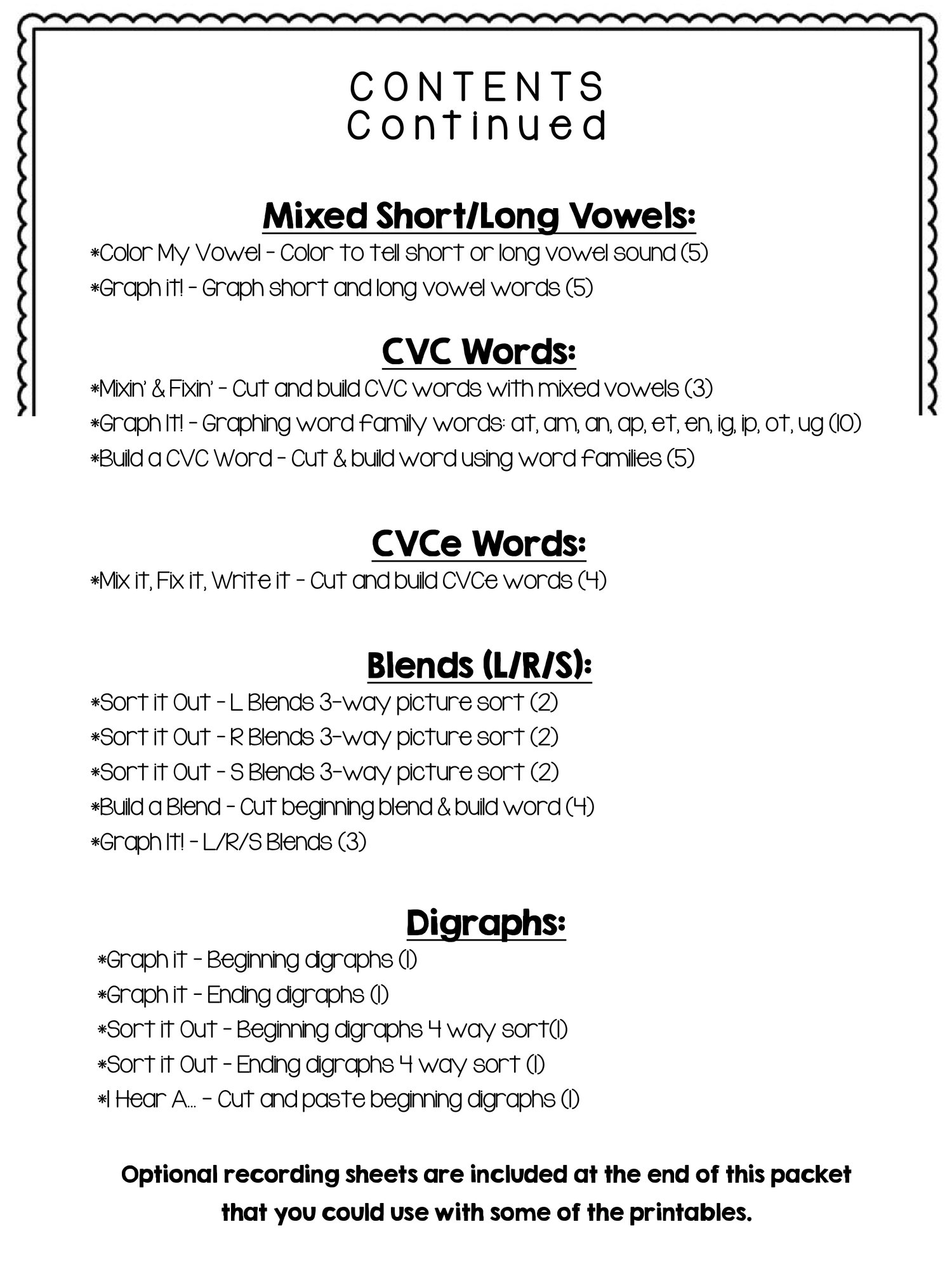 The Ultimate Phonics Printables – USA Edition