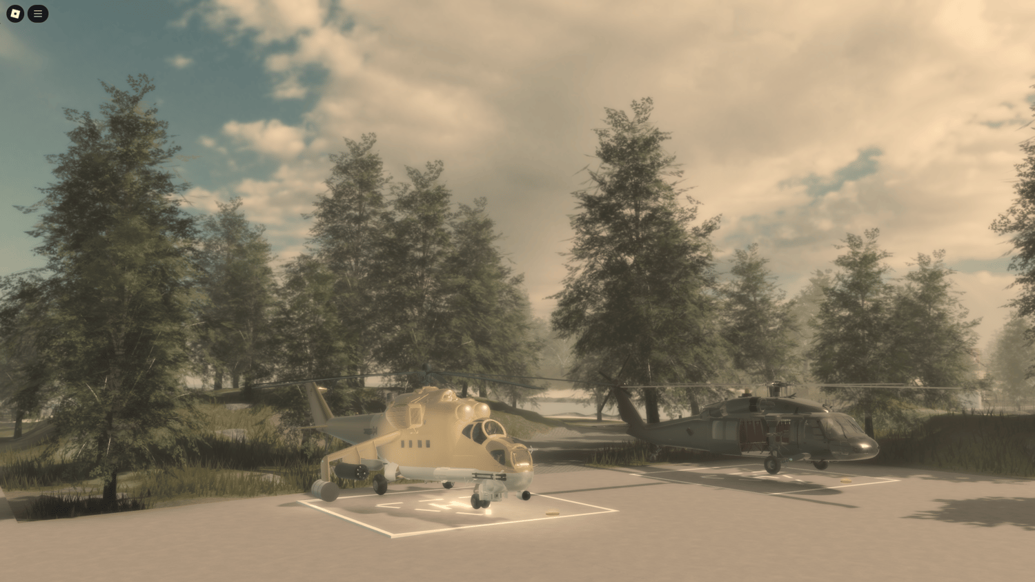 Subway arrival station in Roblox army center