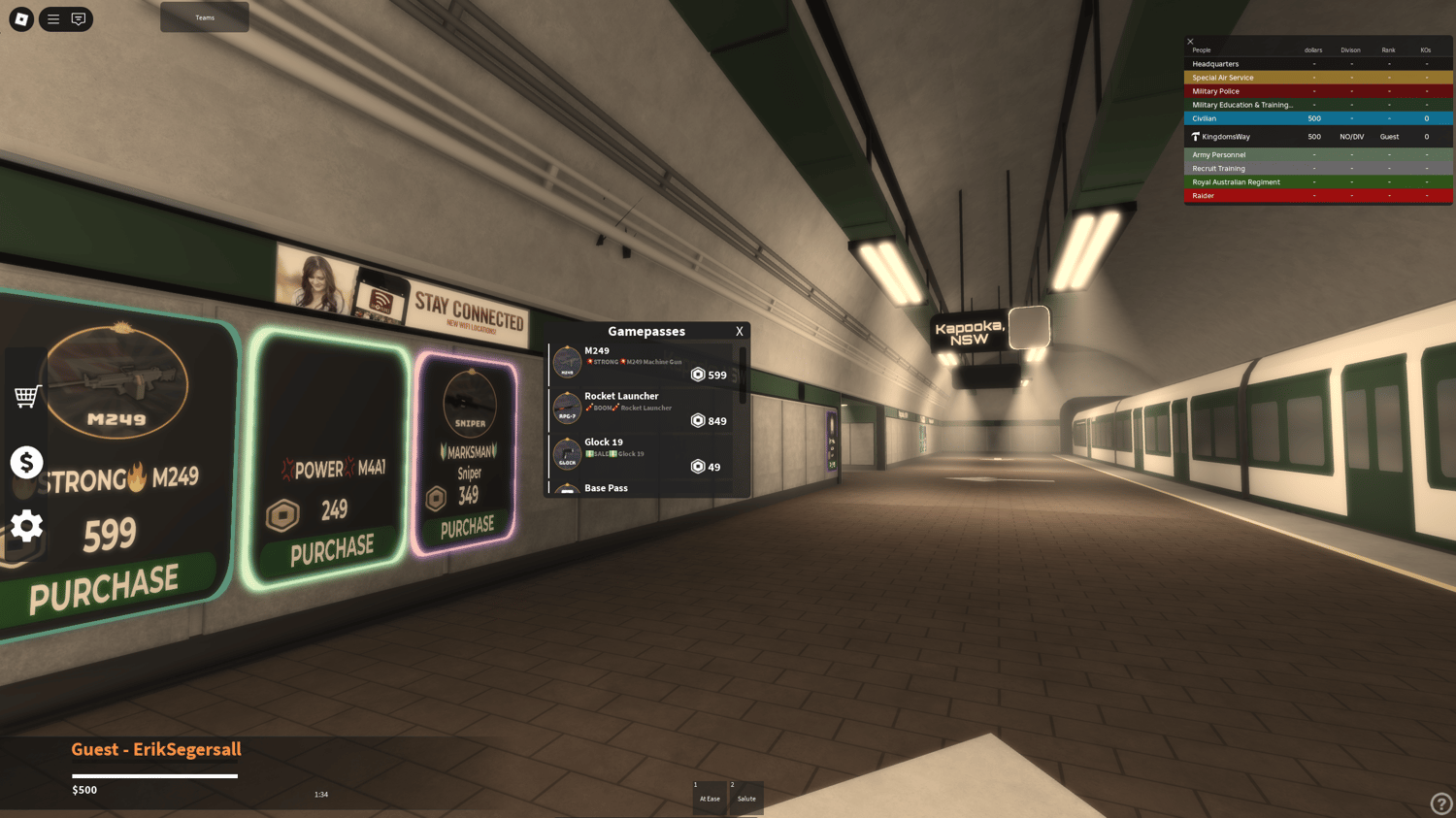 Roblox Blamey Barracks military training map