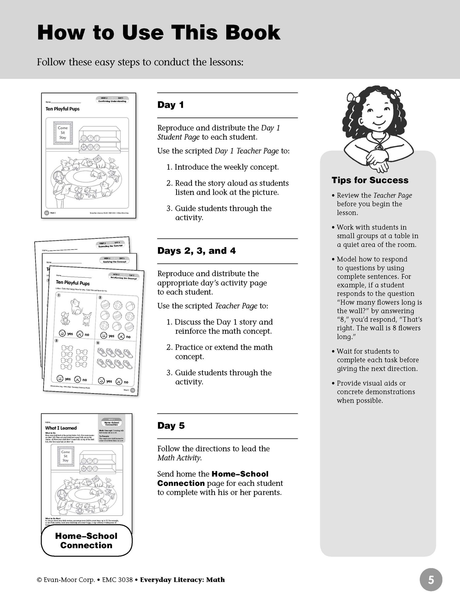 Everyday Literacy: Math – Kindergarten