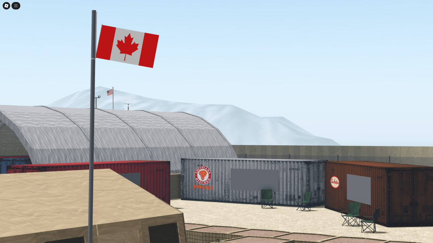 Middle Eastern military terrain for Roblox roleplay