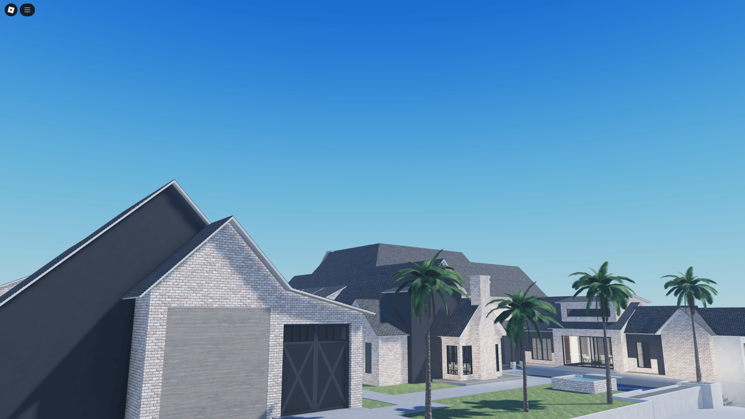 Roblox mansion living room and kitchen