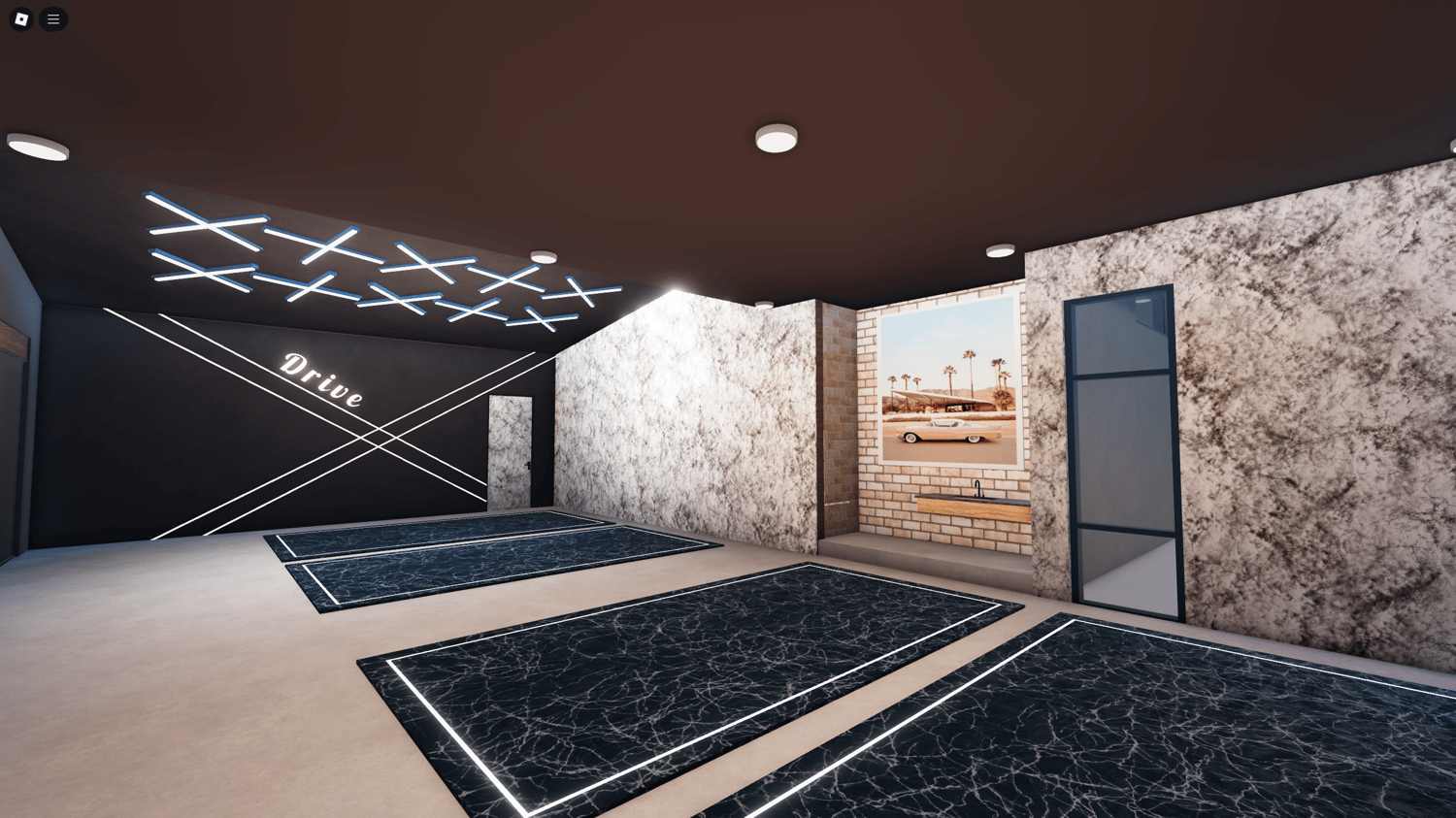 Modern single-floor estate with detailed design