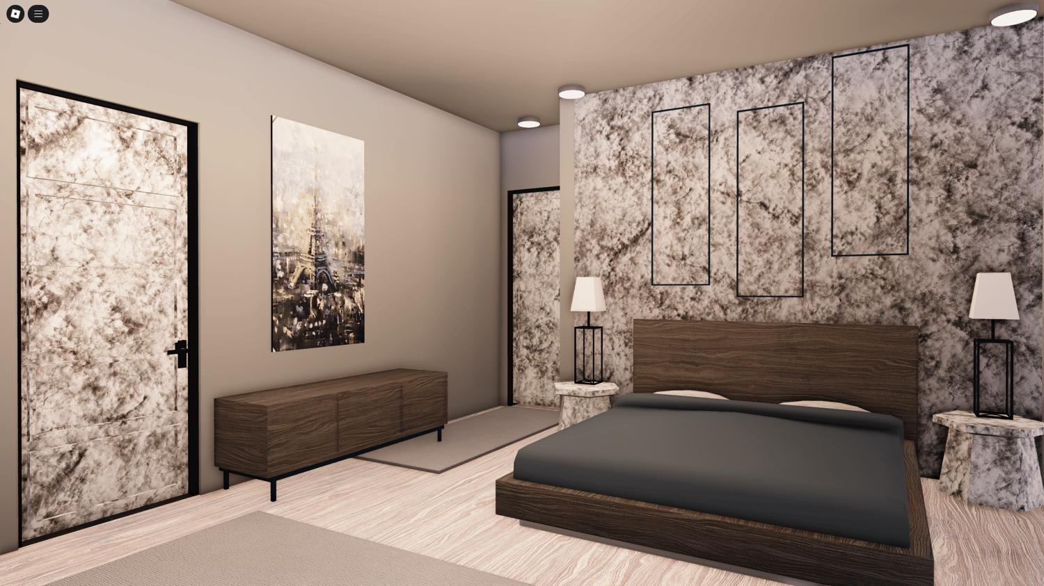 Premium interior setup for Roblox mansion