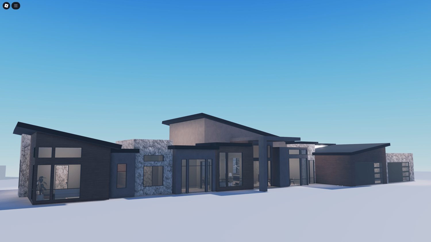 Roblox luxury house with pool and garage