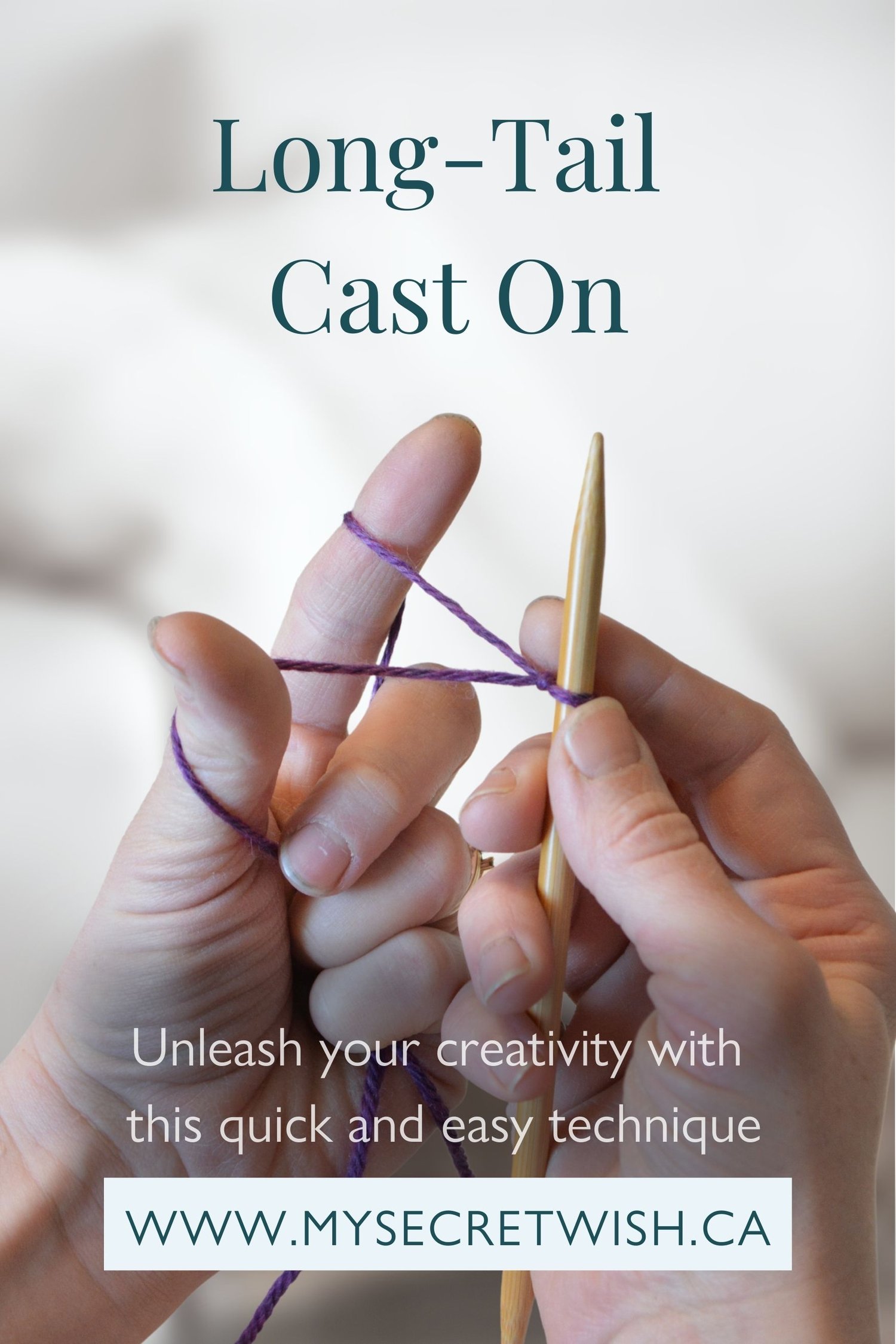 Pin: Long Tail Cast On