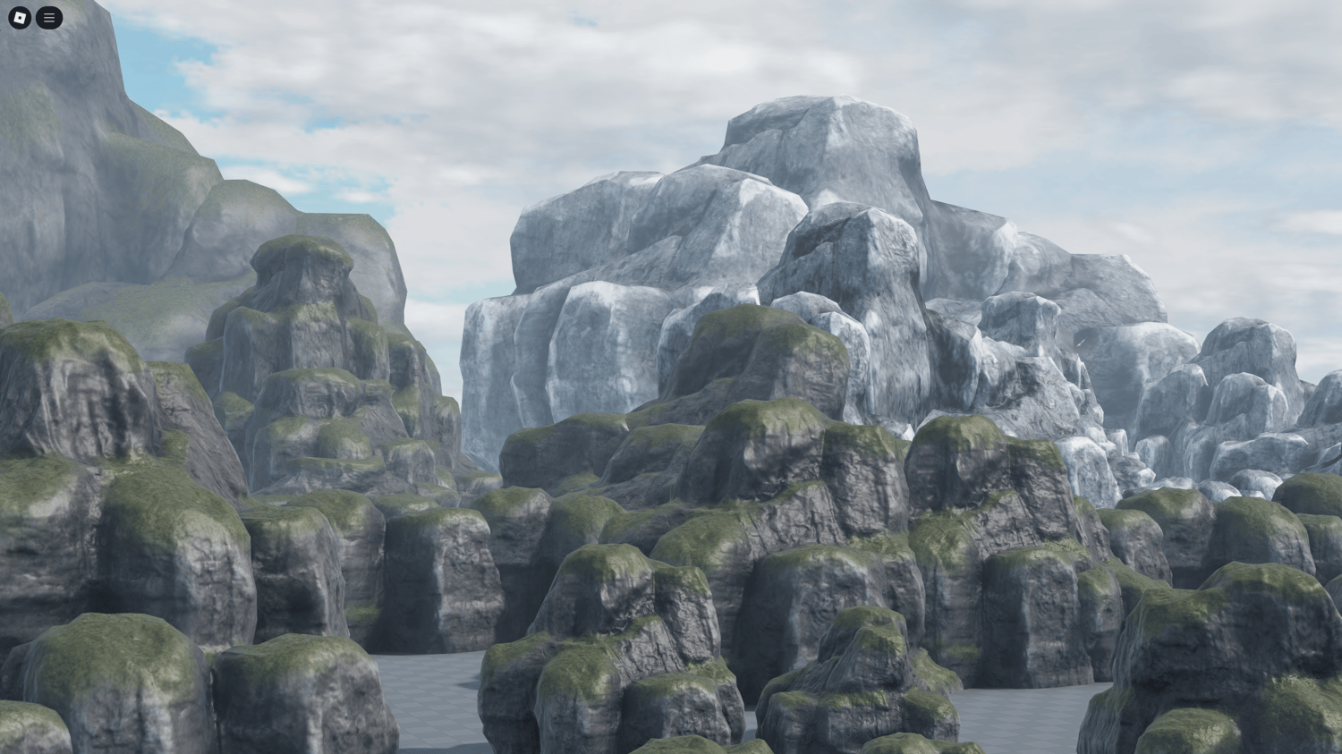 Variety of rock styles for Roblox terrain creators