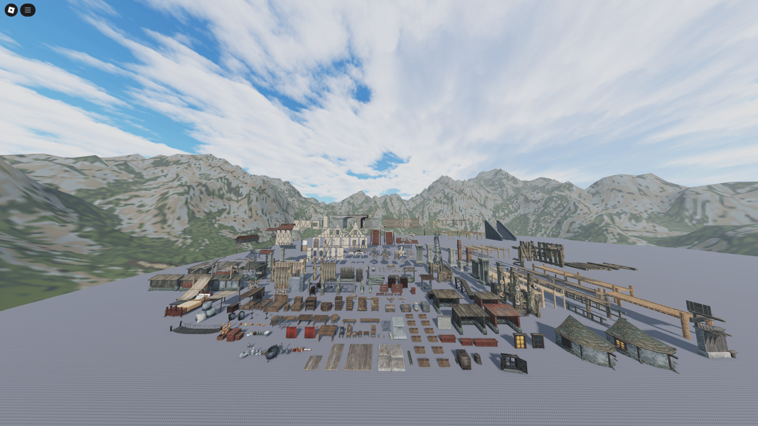Medieval Roblox assets and props pack
