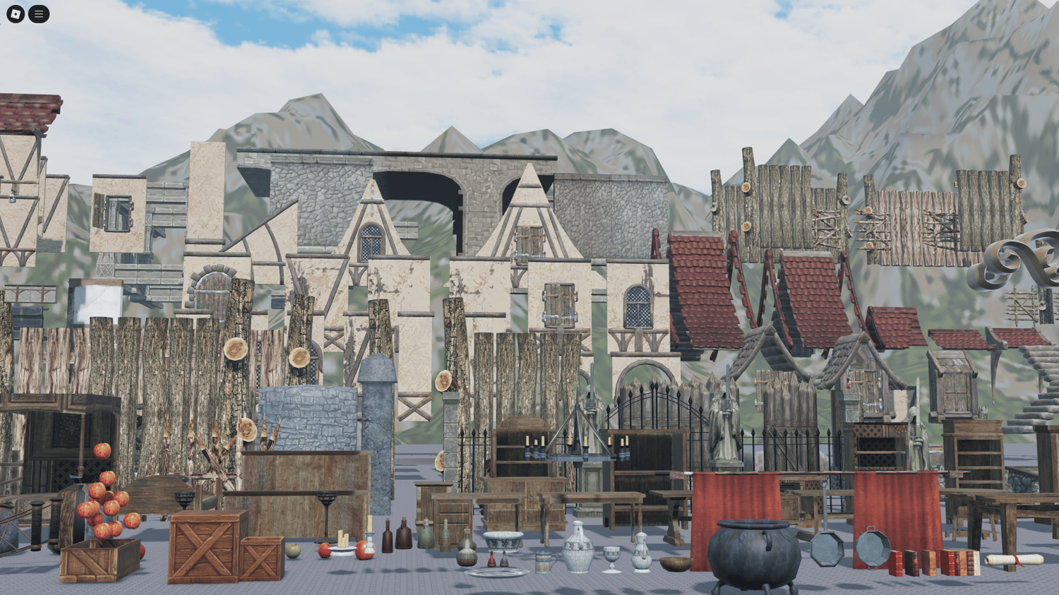 Roblox modular medieval building kit