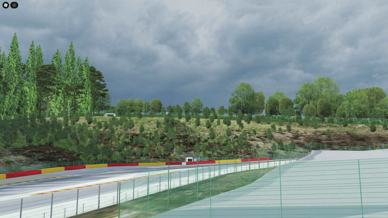 Custom racing simulator Roblox map for multiplayer experience