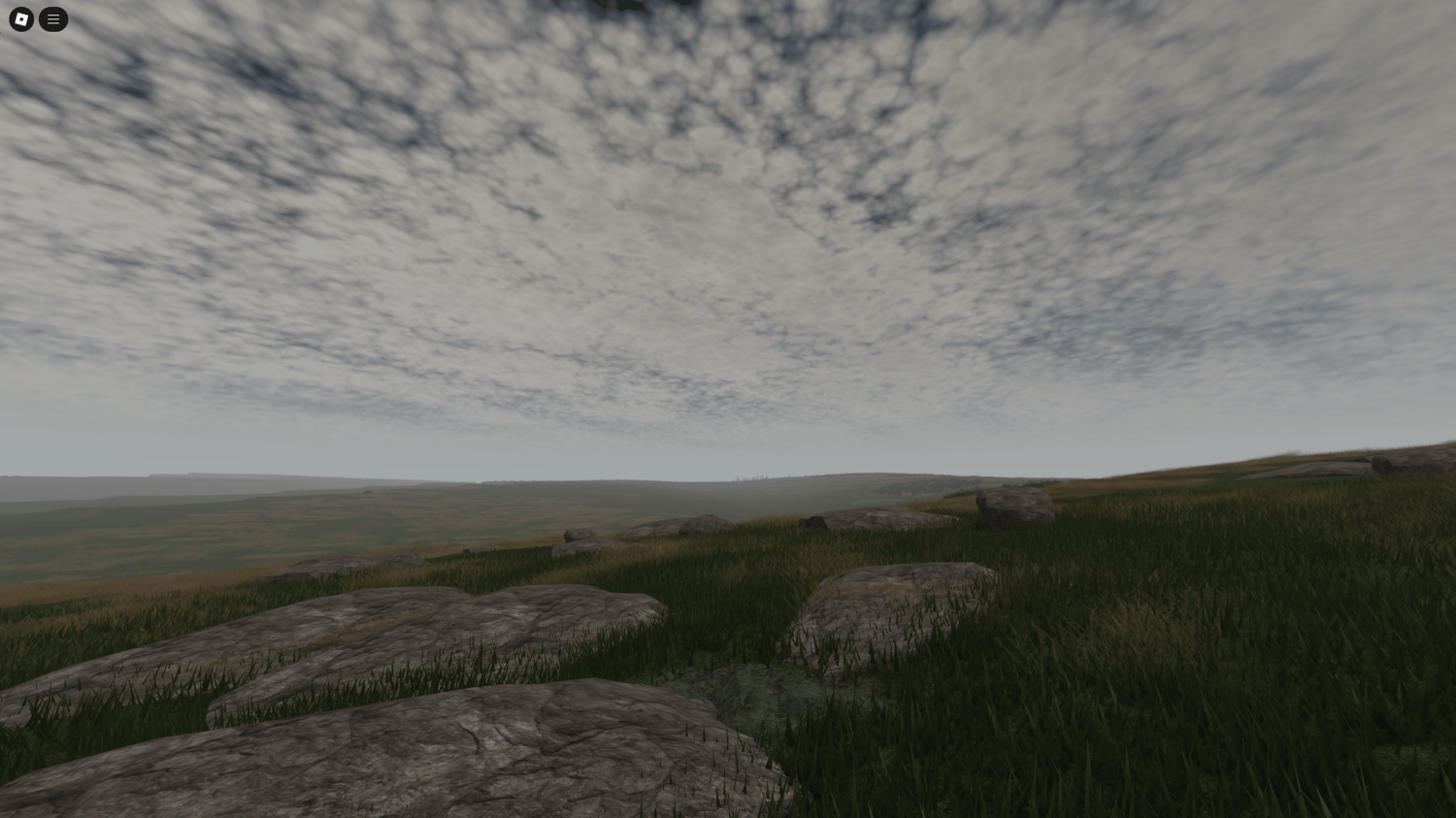 Realistic Dartmoor plains layout in Roblox