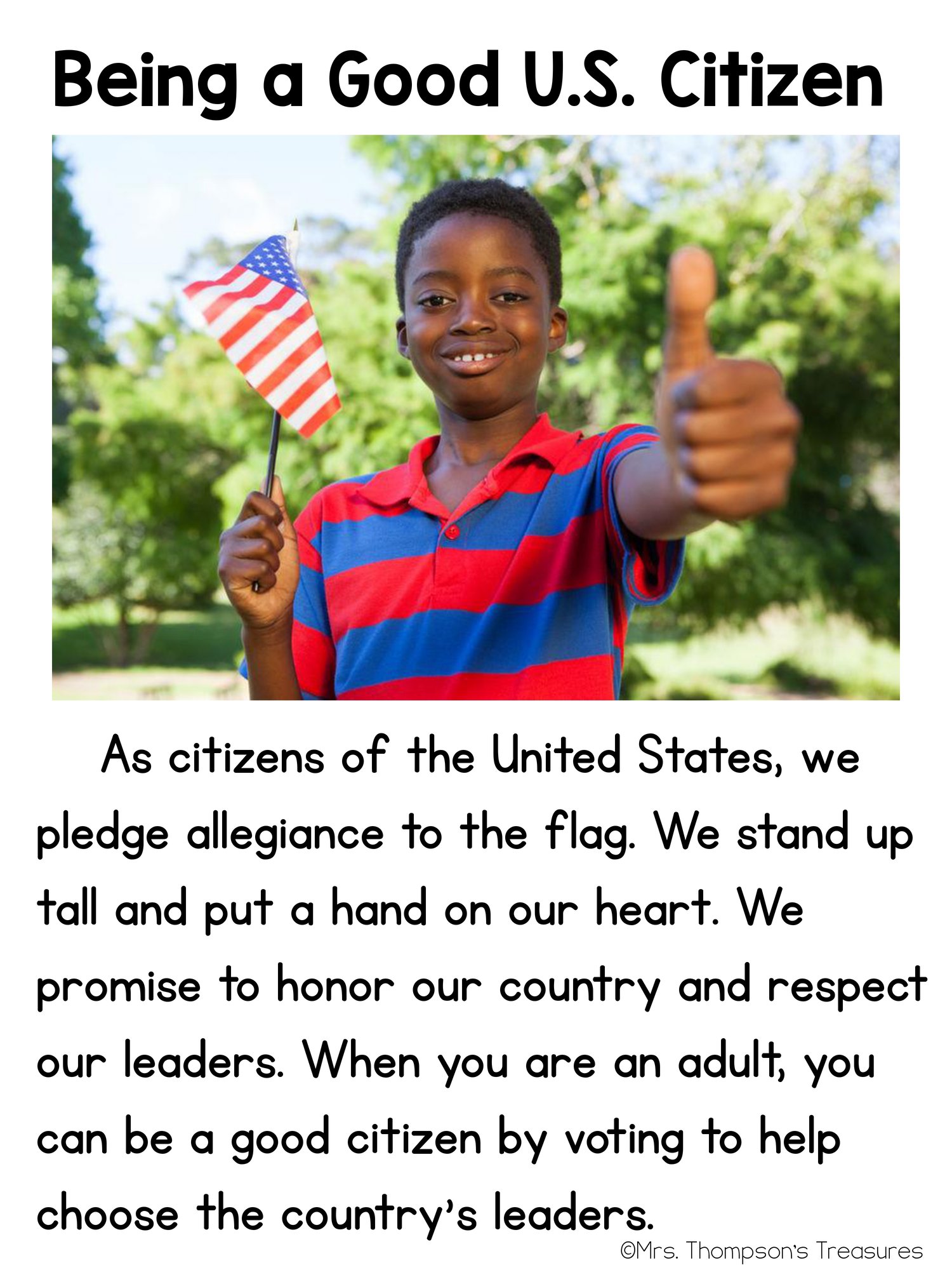 Being a Good Citizen + Boom Cards™ Distance Learning