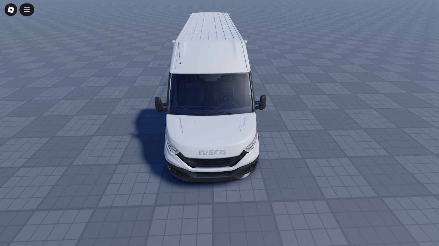 Side profile of driveable Iveco Daily