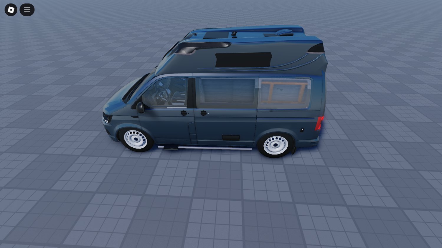 Volkswagen Mini Van front view in Roblox