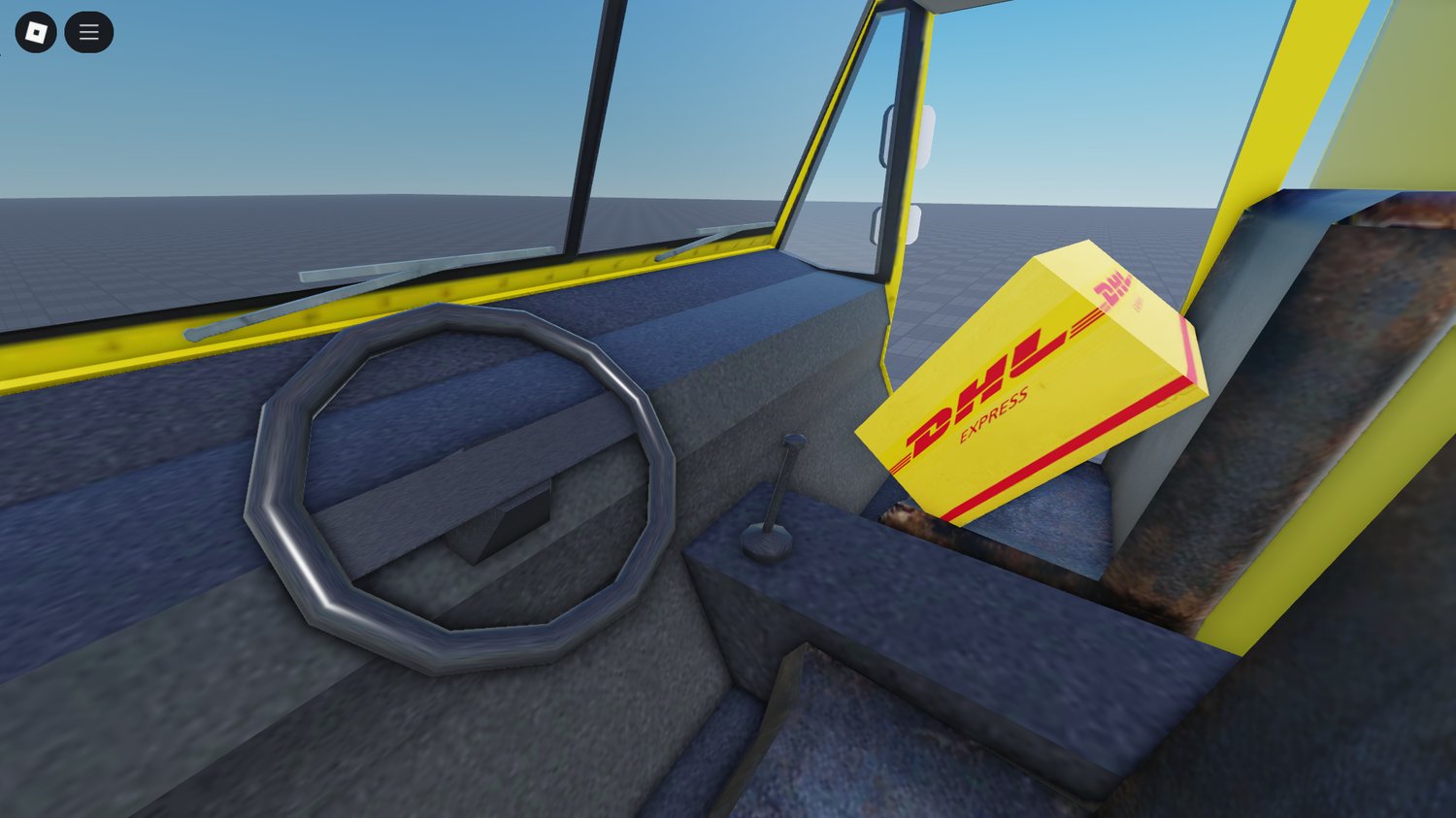 Realistic engine sounds for DHL van