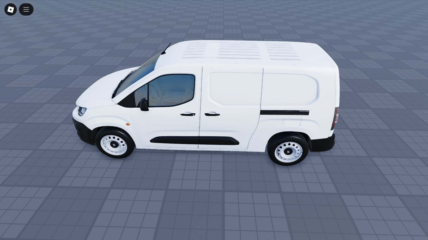 Peugeot Partner 2020 front view in Roblox