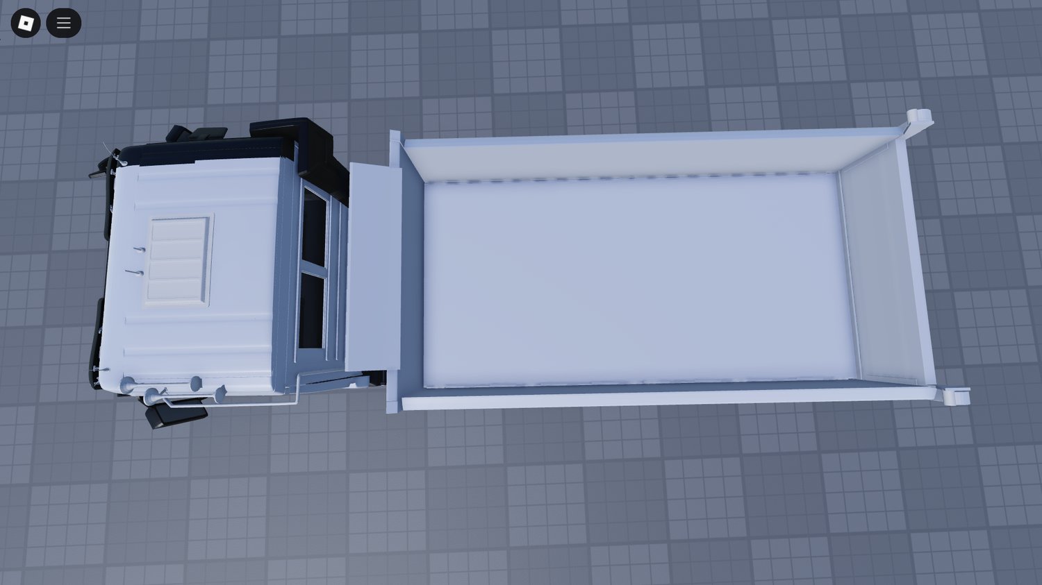 Drivable Mercedes heavy truck on Roblox map