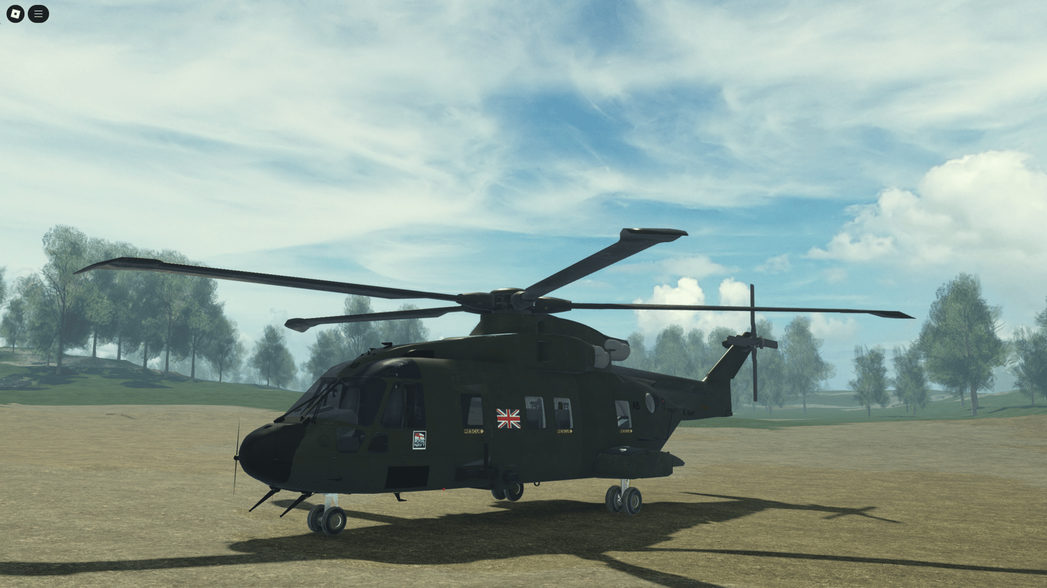 Detailed Roblox military simulation village for drills and missions