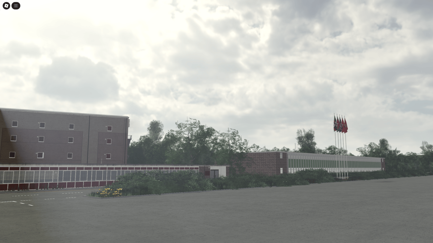 Vehicle garage zone for Roblox British Army vehicles