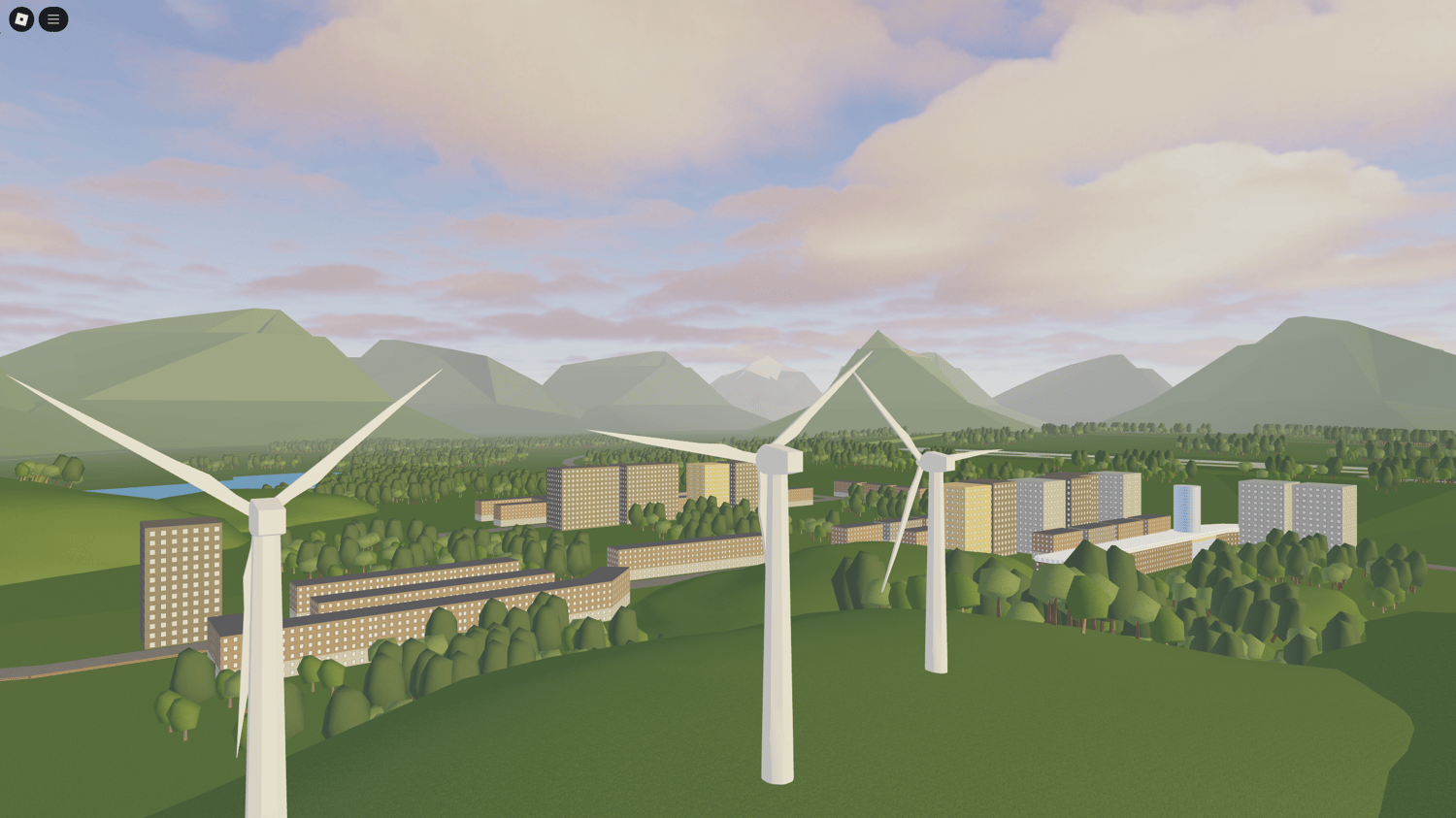 Scenic windmills and open fields near Les Eplatures