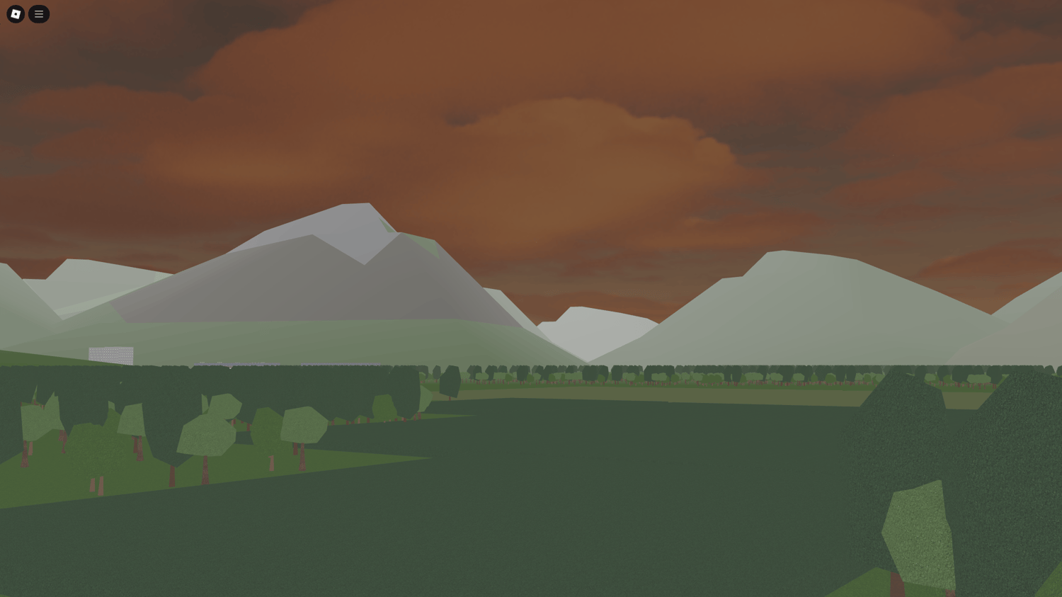 Rural roads and buildings spread across the map