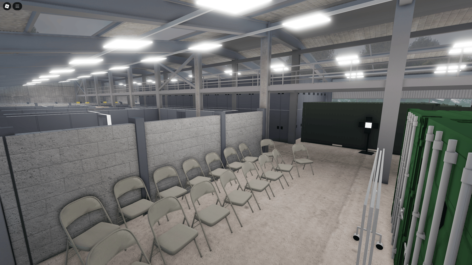 British army base football field and rec zone