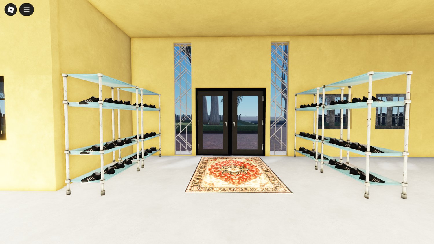 Interior view of Turkish business office layout