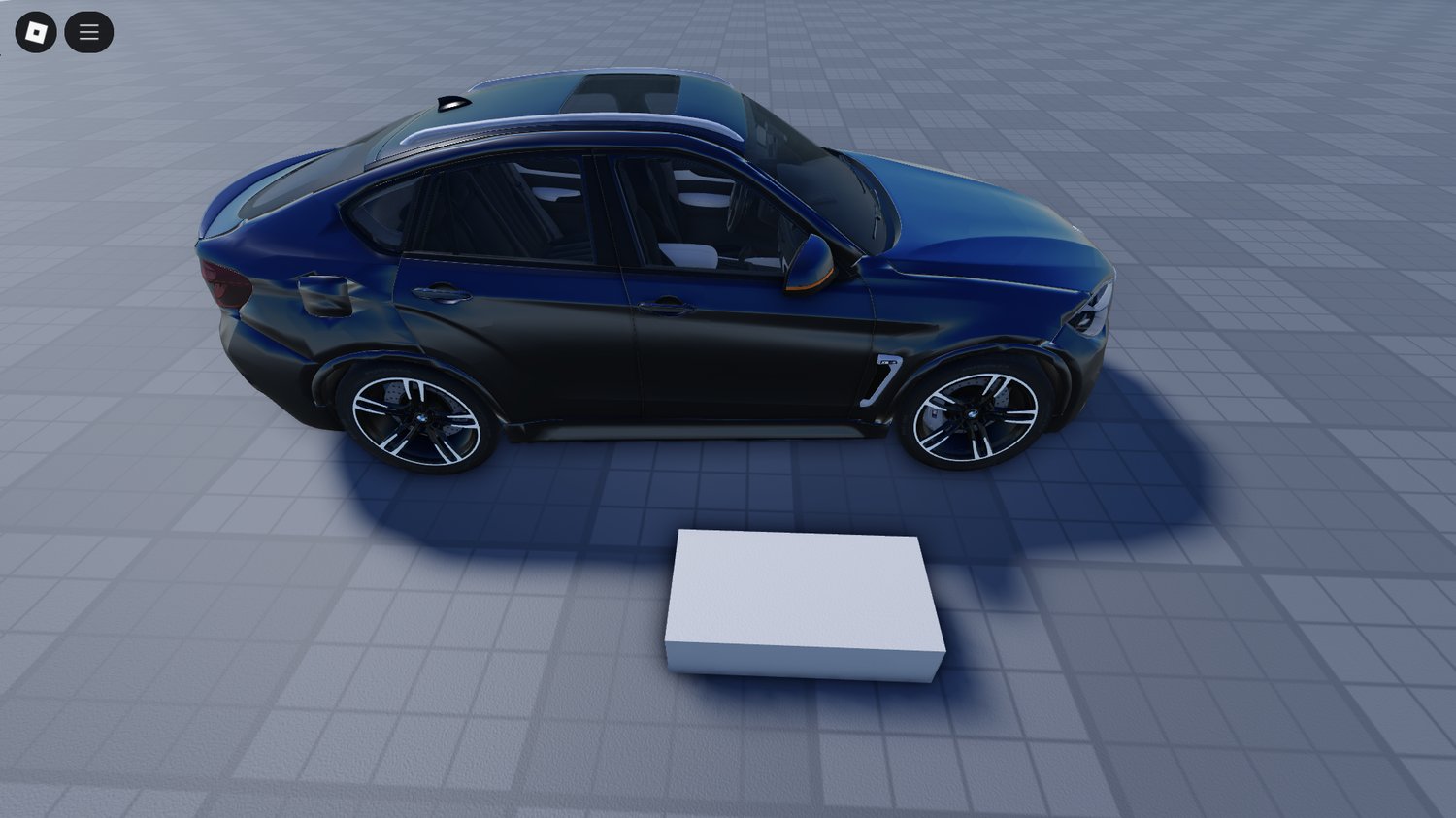 BMW X6 2018 front view – Roblox SUV asset