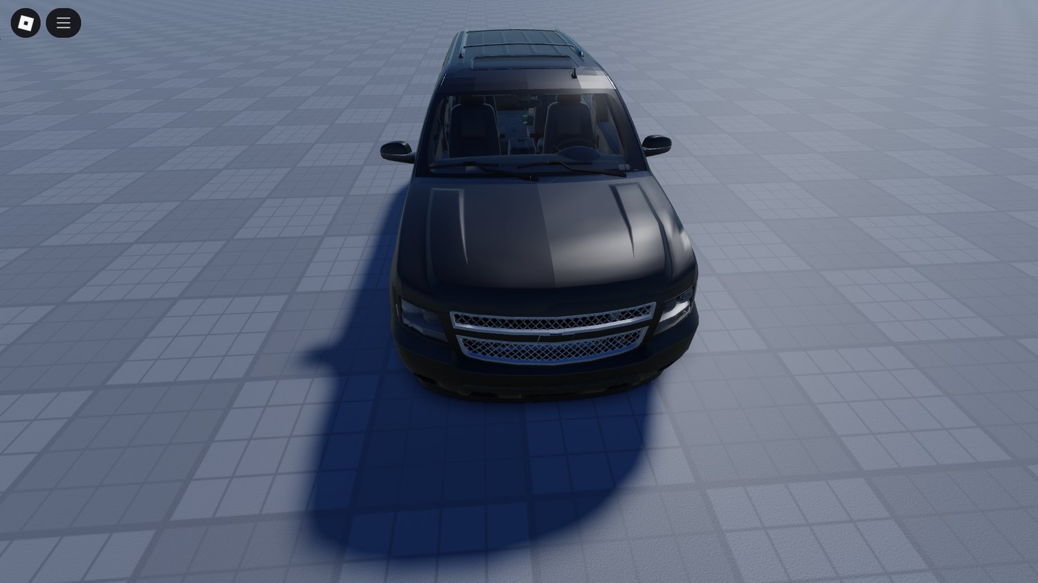 Side view of driveable Chevy Tahoe SUV