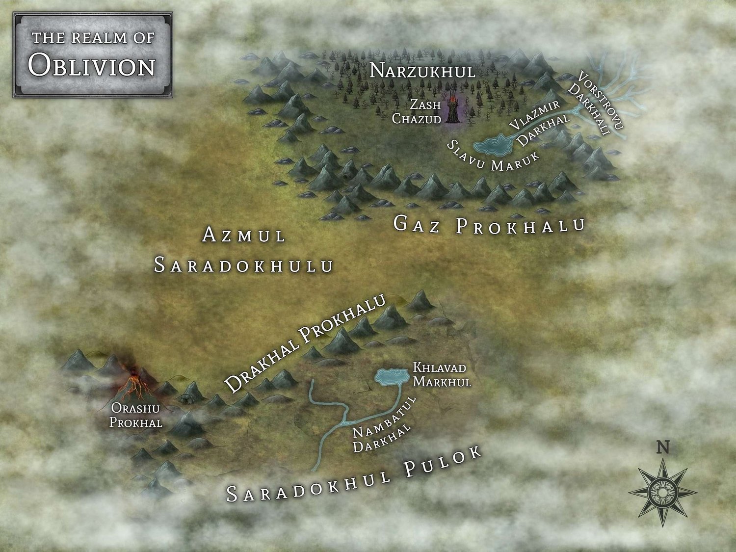 Oblivion map