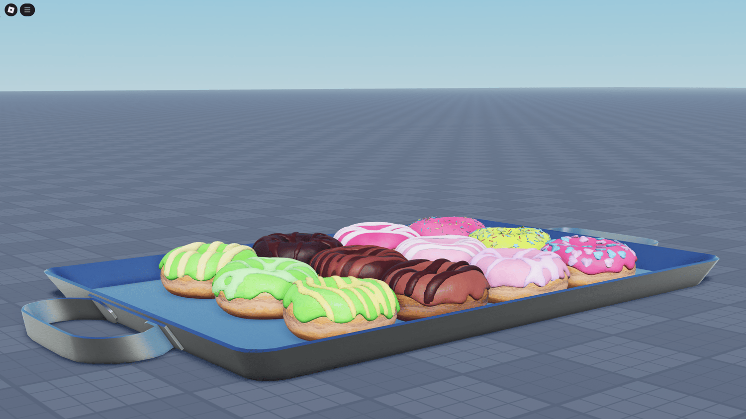Roblox donut pack with 12 unique designs
