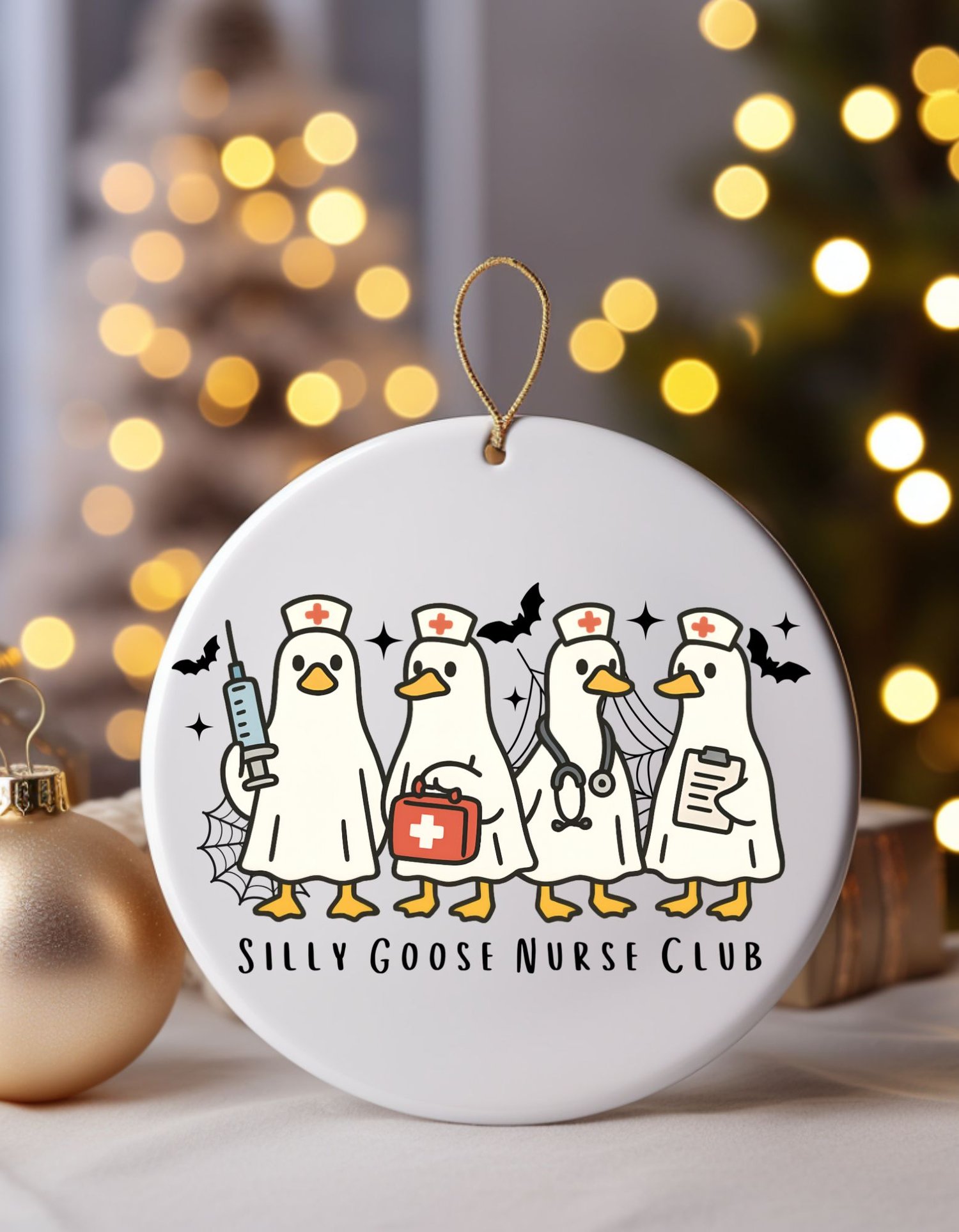 Funny Nurse Halloween PNG, Silly Goose Medical Clipart, Cute Doctor ...
