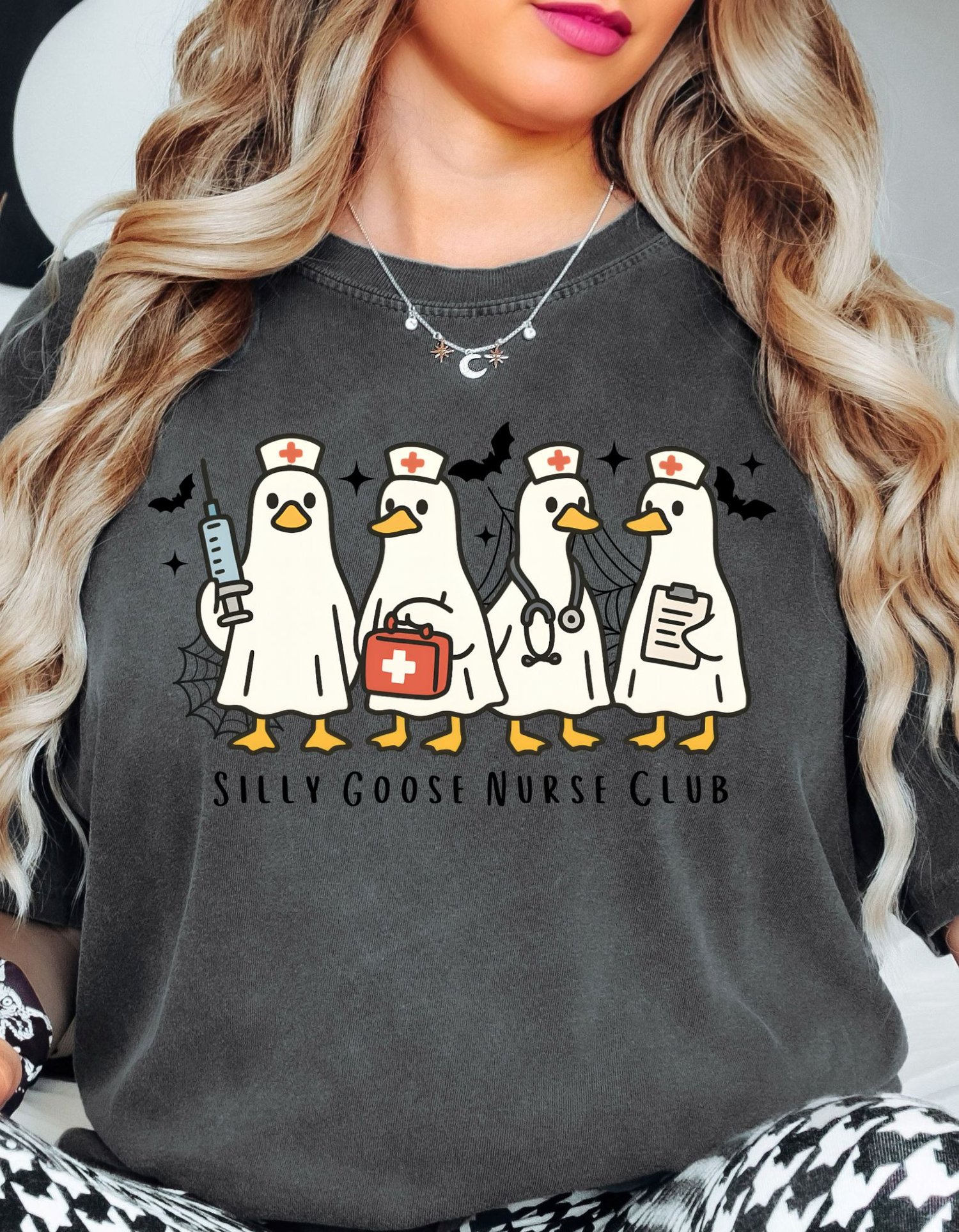 Funny Nurse Halloween PNG, Silly Goose Medical Clipart, Cute Doctor ...
